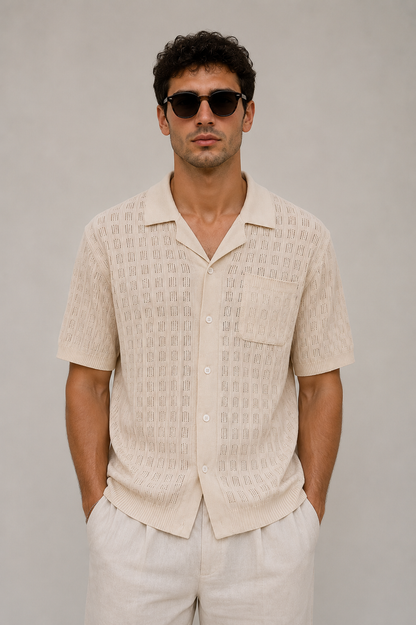 Skyline Avenue  Knit Resort Shirt