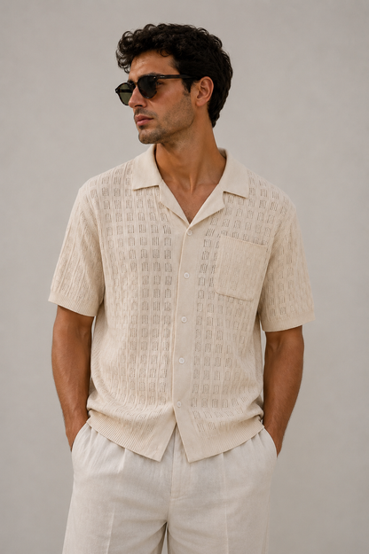 Skyline Avenue  Knit Resort Shirt