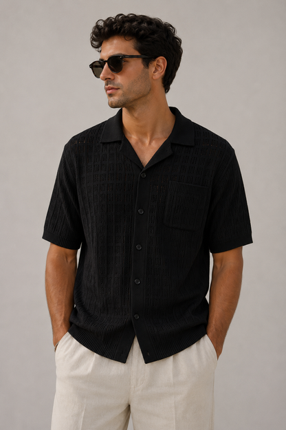 Skyline Avenue  Knit Resort Shirt