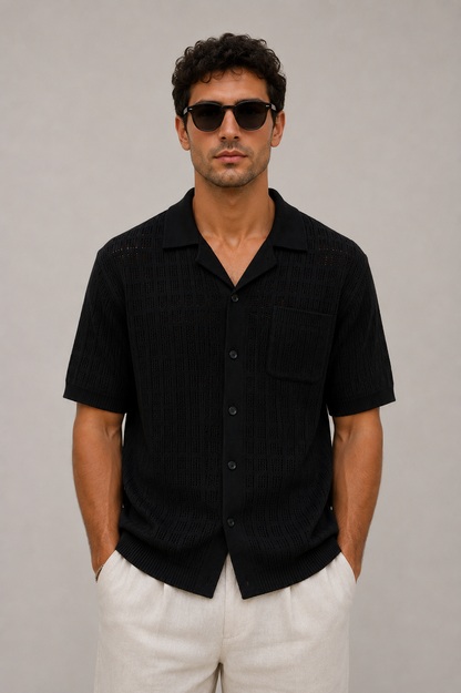 Skyline Avenue  Knit Resort Shirt